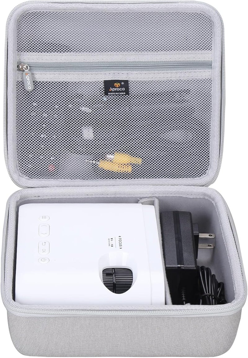 Aproca Case Compatible with VISSPL Mini Projector 1080P Full HD Supported Video Projector, Portable Storage Bag for Accessories (Case Only) - Image 1